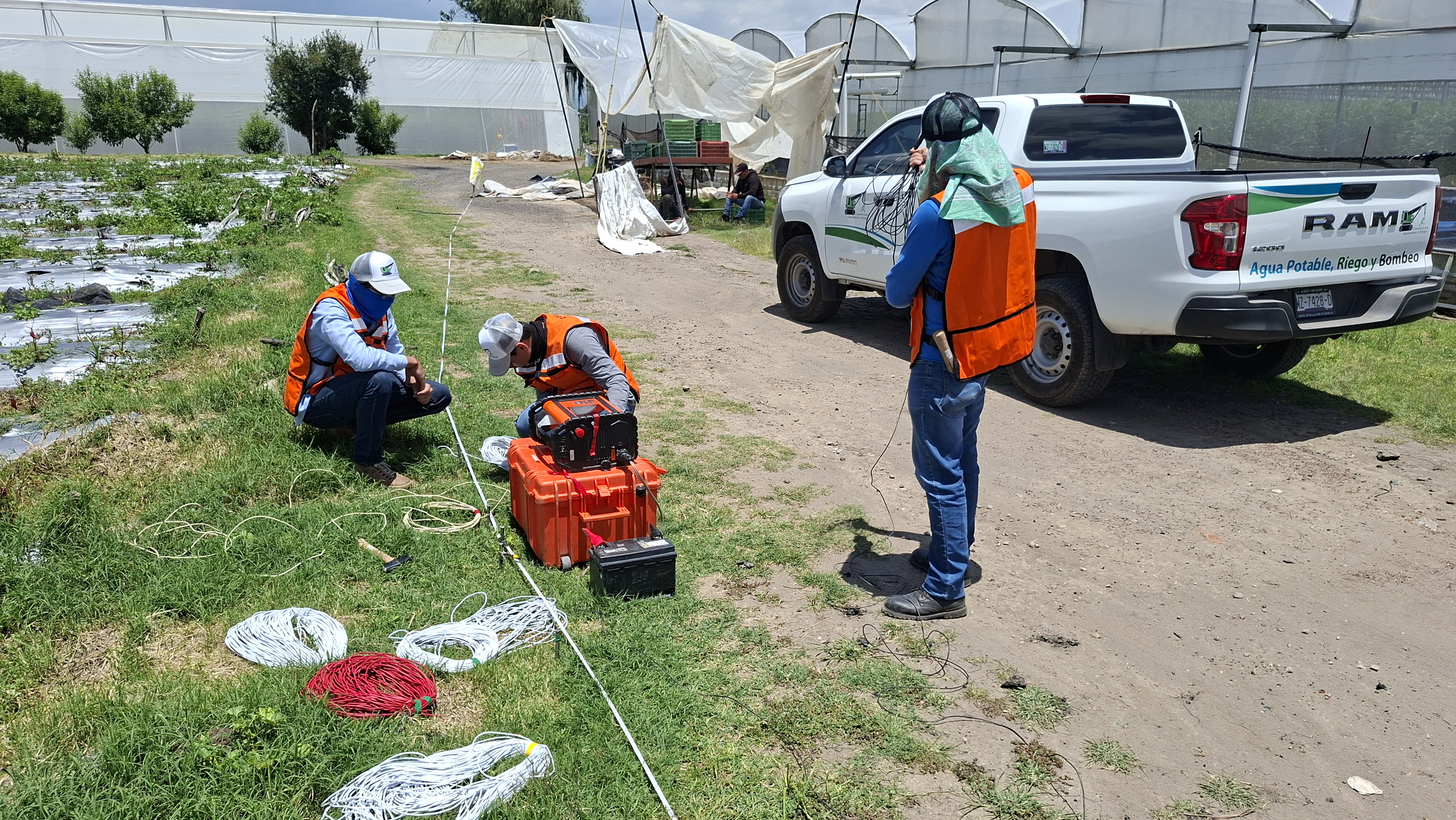 Estudio geofísico para pozo profundo